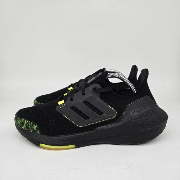 adidas UltraBoost 22 \'Black Solar Yellow\' Men\'s Running Shoes Size 7 main image 8